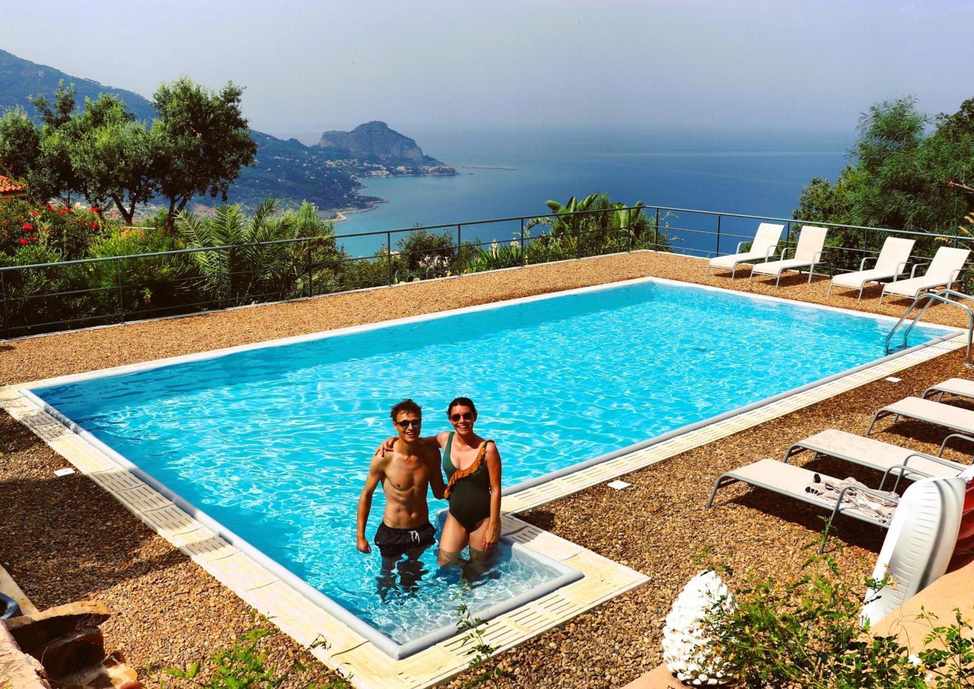 Cefalu Nest Pool House Terrace Sea View Екстер'єр фото