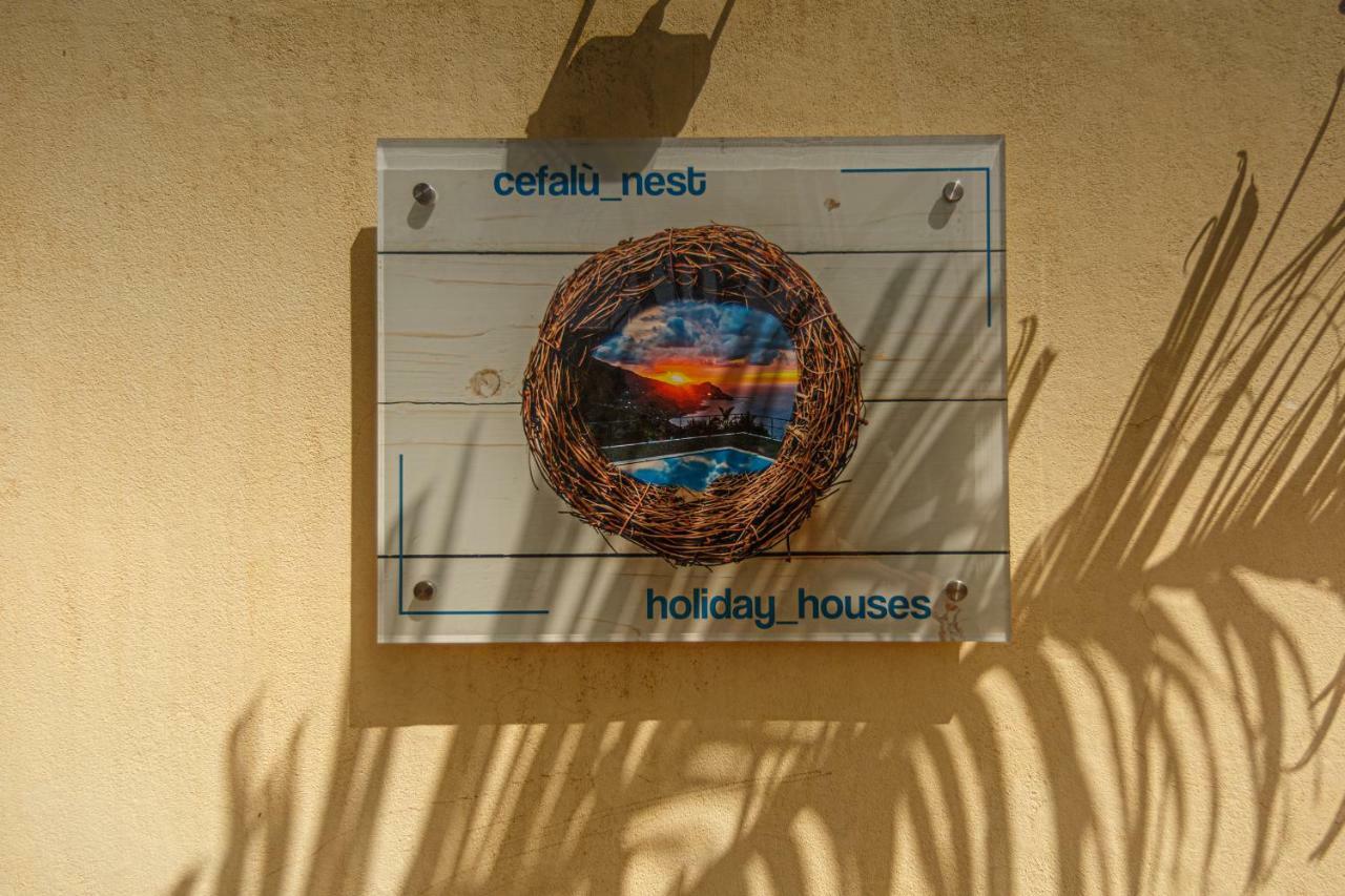 Cefalu Nest Pool House Terrace Sea View Екстер'єр фото