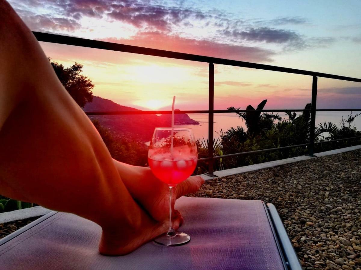 Cefalu Nest Pool House Terrace Sea View Екстер'єр фото